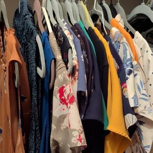 Chic Multicolor Floral Women's Blouse